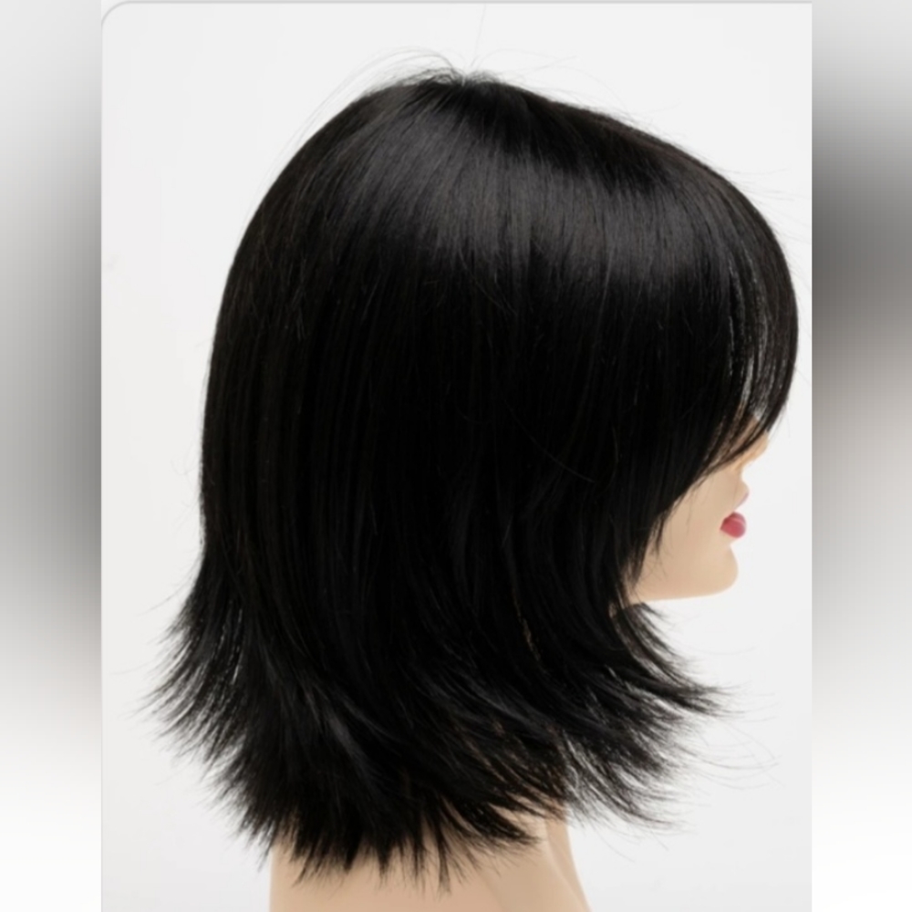 ENVY Layered Wig with Textured Bangs - NWOT
